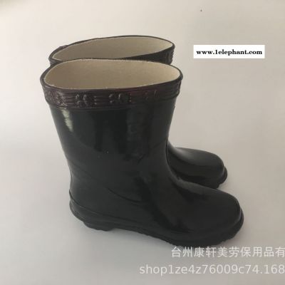 厂家直销新款男中筒电工橡胶绝缘靴20kv防水防泥雨鞋批发图5