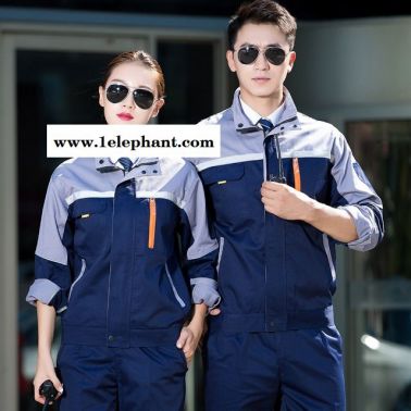 新爆款春秋工作服套装 男女汽修厂服车间工装 劳保服工作制服定制