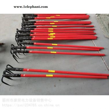 消防三齿耙长柄消防救援钉耙1.8米三齿拉耙灭火三齿拉钩救生齿康荣