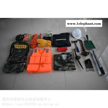 防汛救灾应急救援包防汛抢险防汛救灾工具包防汛组合工具包种类康荣