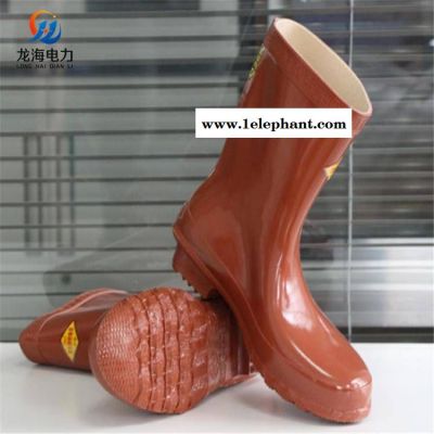 带电作业绝缘鞋/高筒橡胶绝缘靴图3