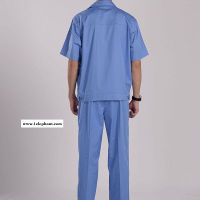 厂家现货批发 现货深圳焊工工作服 现货短袖劳保工作服图5