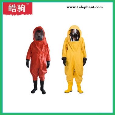 皓驹 HJF0102 一级化学防化服 电绝缘性能 GA770-2008消防员化学防护服 XF770-2008重型防化服