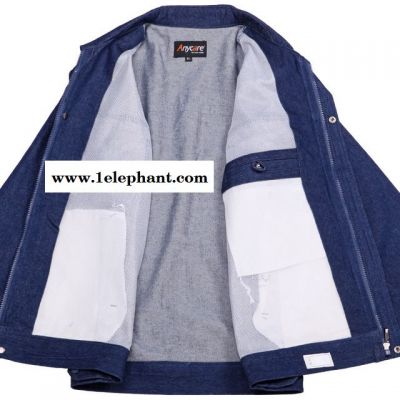 东莞工作服工衣厂服员工服职业装定制定做AnyCare韩国品牌 纯棉牛仔工装电焊服长袖工作服套装劳保服AC-731工作服图3