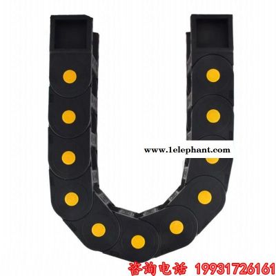 口罩机专用25*45拖链线槽CNWSL同款坦克链塑料导向槽高速传动链图2