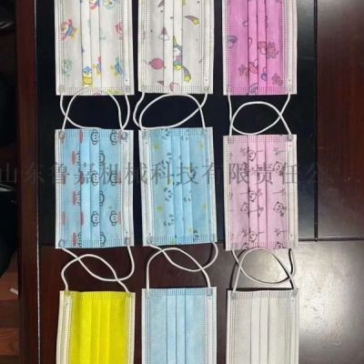 厂家直供全自动一拖一高速儿童平面口罩机图4