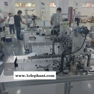全伺服一拖一口罩机 全自动高速一拖一平面口罩机图5