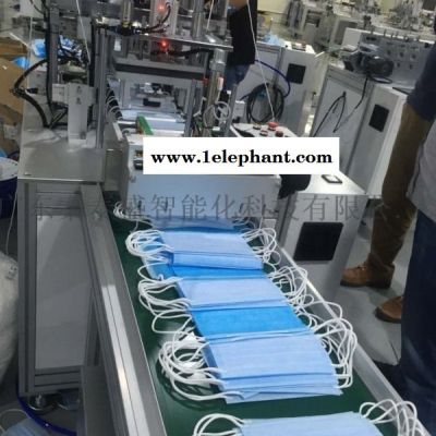 全伺服一拖一口罩机 全自动高速一拖一平面口罩机图3