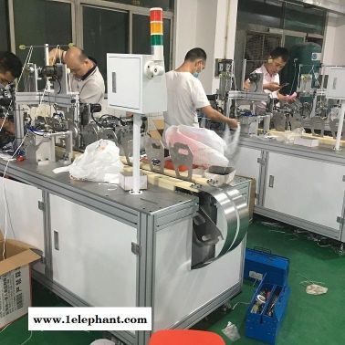KN95全自动口罩机-KN95口罩耳带焊接机-平面口罩机价格