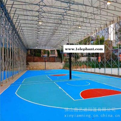 厂家出售30176的大型篮球场雨篷 珠三角地区包安装