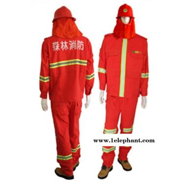 山东居思安 森林防护装备 桔红扑火服JH-1