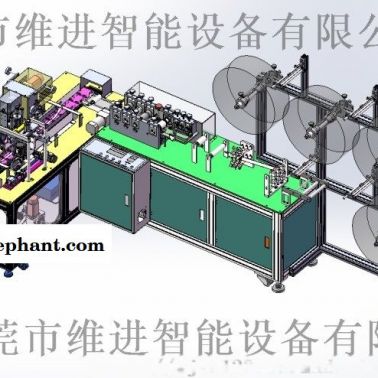 东莞维进一拖一高速平面口罩焊耳机