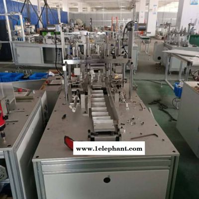 雄狮全自动无纺布口罩机一拖二口罩机生产线图2