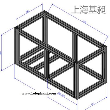 工业铝型材口罩机  4080铝型材4040铝合金框架口罩机铝镁合金