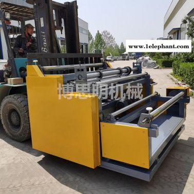 博思明分切机 熔喷布切条机熔喷布无纺布分条分切复卷机 口罩机复卷设备