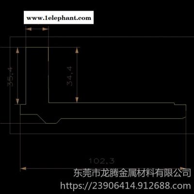 口罩机角铝 流水线支架铝型材 特殊规格铝型材开模定做 龙腾金属