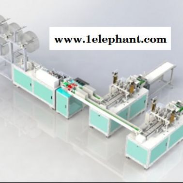 济南名仕机械   一拖二自动化口罩机   平面打片机  自动一体化  口罩设备机械  济南机械 厂家质保