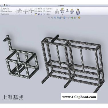 N95口罩机全自动料架半自动料架机架子铝镁合金