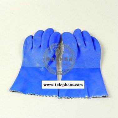 世防牌高质量 防污溢油手套 十三针尼龙PVC手套 13针尼龙耐油耐磨防滑PVC挂胶手套 防护劳保手套