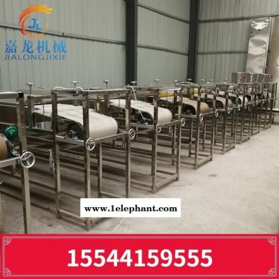 商用全自动凉皮机 嘉龙不锈钢全自动凉皮机 300型加热管蒸汽式全自动凉皮机图1