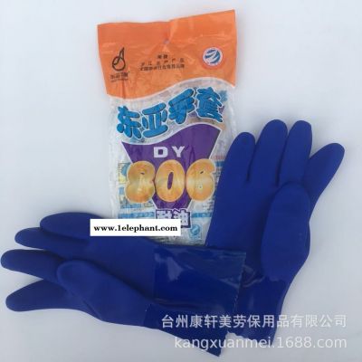 大量批发东亚806蓝耐油手套 耐酸碱劳保手套 工业机械手套图4