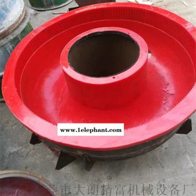 震动研磨机内胶   维修,衬胶图1
