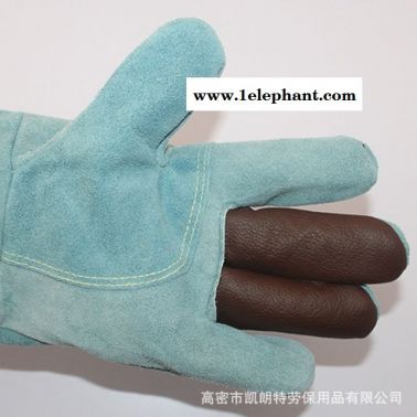 电焊手套 耐高温劳保手套 耐磨损 劳保焊接专用手套 短款隔热手套