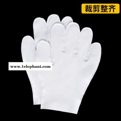 厂家供应白色纯棉作业手套 耐磨防滑劳保手套 汗布白棉手套特价批发