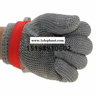 安平瑞申不锈钢环网安全工业用防切割手套 304 M号手套 安全手套可定制尺寸