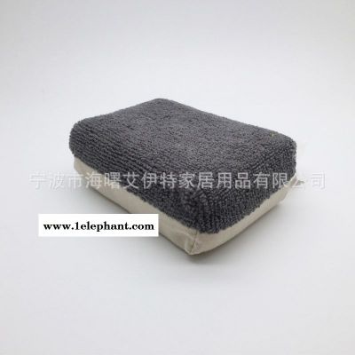 珊瑚绒擦车海绵块 车用清洁珊瑚虫洗车海绵 汽车擦车方块手套批发图4