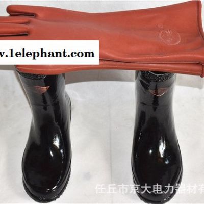 绝缘手套 防电220 劳保橡胶手套 耐高压 电工专用手套 京大供应图4