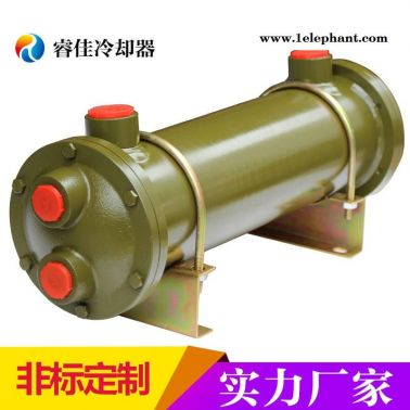 列管式油冷却器 睿佳OR300水冷却器 口罩机液压油冷却器