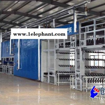 常平手套生产设备浸胶手套生产线33米挂胶手套机厂家图3