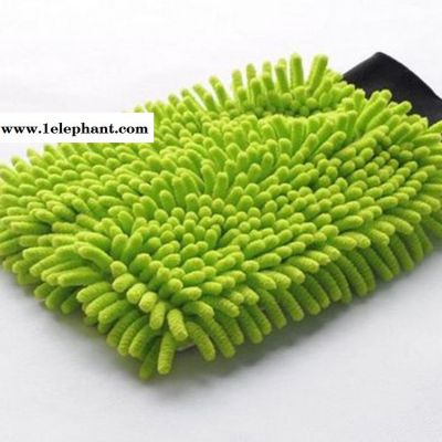 洗车擦车用品 清洁工具 二合一雪尼尔洗车手套多功能超细纤维手套图2