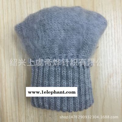 直销韩版新款秋冬款保暖单色 保暖手套 批发带球全指手套可定制图3