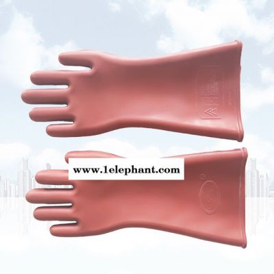绝缘手套 低压家用电工防电专用手套橡胶耐用劳保手套 橡胶手套图2