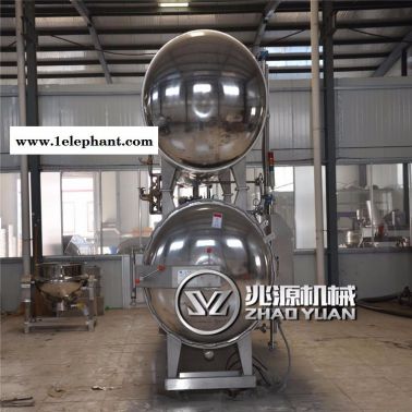 鱼制品高温灭菌锅 双锅并联杀菌锅 高温灭菌食品杀菌设备