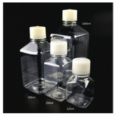 方形培养基瓶，灭菌