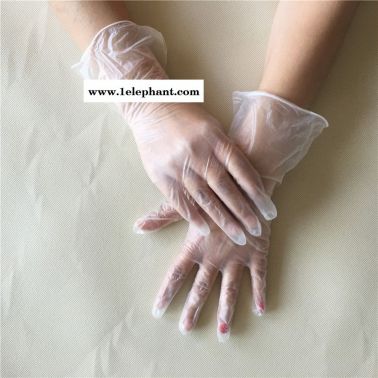 无粉PVC手套防静电防油耐酸碱工厂实验室食品厂烘焙专用手套