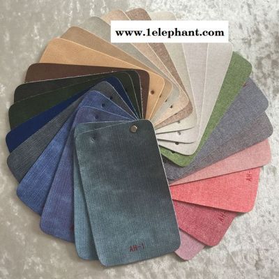 彩色布纹超纤 汽车内饰耐磨皮革 超纤手套防水 超纤厂家 一皮诚图4