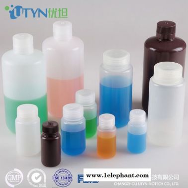 常州优坦UTYN 30ml PP半透明材质广口试剂瓶 密封防漏  高温高压灭菌 厂家直供