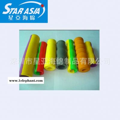 供应彩色橡塑磨面把套 单车骑行副把手套 EVA磨砂手把套图3