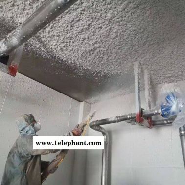 欧洛风 厂家供应 无机纤维喷涂 内外强保温防火材料 硅酸铝纤维喷涂