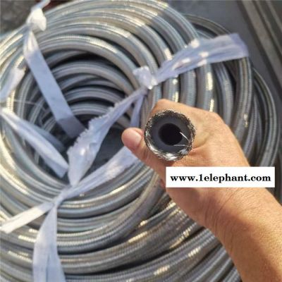 棉线编织硅胶软管  尼龙线编织硅胶管  钢丝304编织硅胶管厂家供应图4