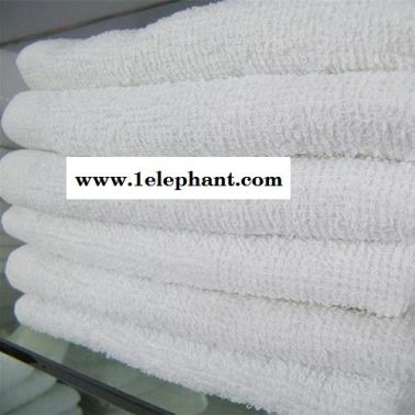 厂家批发 宾馆酒店用纯棉纱加厚型白毛巾 美容院专用 清洁卫生