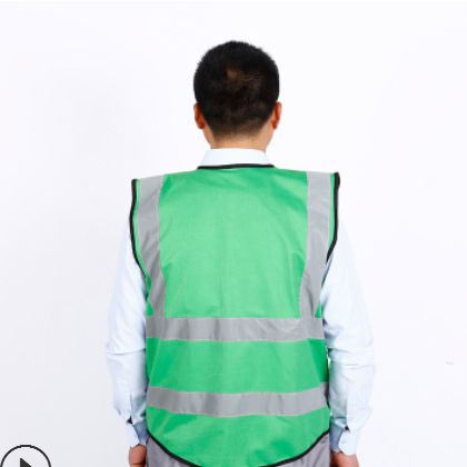 厂家直销反光背心马甲环卫工作服多口袋反光衣安全背心可印字定制图3