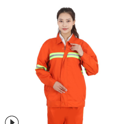 公路养护反光工作服套装 建设工程服橘黄色环卫服环卫工人服装图3