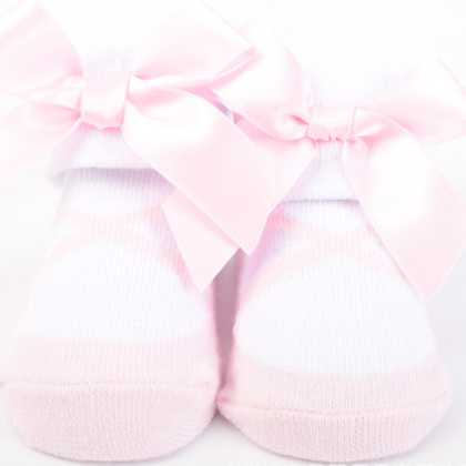 美国熊宝宝HUDSON BABY 外贸正品新生婴儿男女宝宝三双装礼盒袜子图3