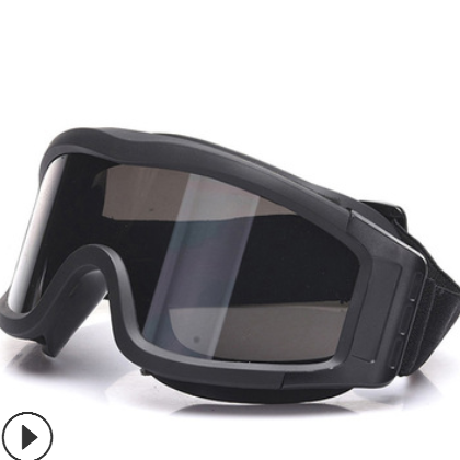 沙漠防风防雾防沙cs战术彩弹射击眼镜 蝗虫护目风镜一件代发现货