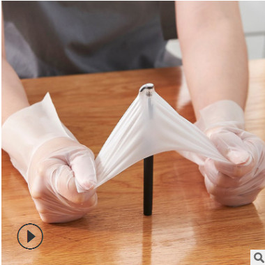 大量现货一次性丁腈手套餐饮美容耐磨防静电劳保防护纯丁晴手套图2